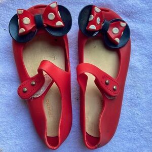 Mini Melissa Knock-Off Minnie Mouse Shoe